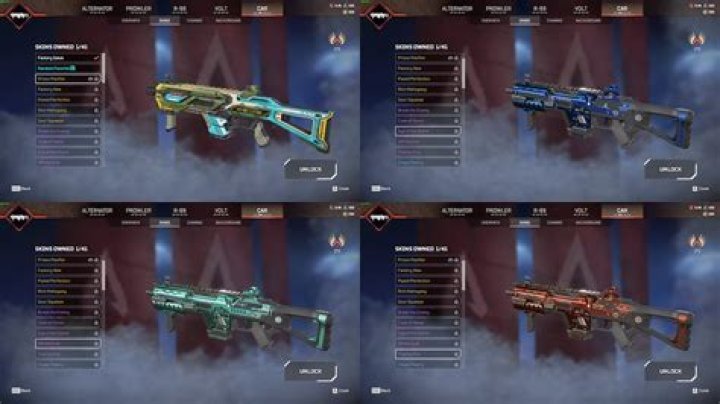 The best skins for the C.A.R. SMG in Apex Legends