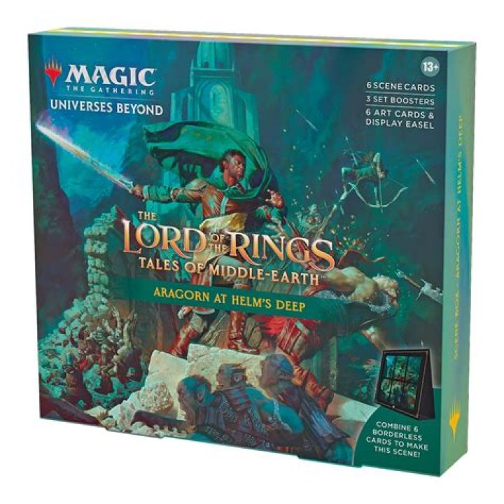 The Lord of the Rings Holiday Release - Scene Box - Aragorn at Helm's Deep [SLD-MTG-BXS-LTRSCENE-EN-ARAGORN]