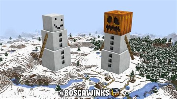 
The Minecraft Snow Golem Mob Coming Soon