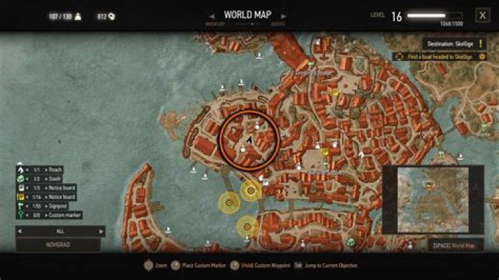 The Witcher 3 - Novigrad: every side quest in the Dockside and Silverton regions