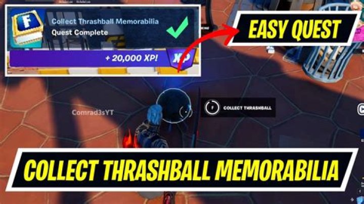 How To Complete Thrashball Memorabilia Challenge?