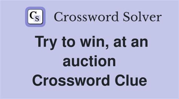 Try to win Crossword Clue and Answer