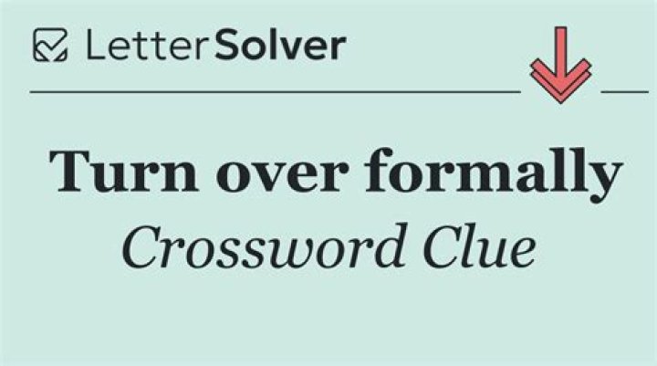 Turn over crossword clue answer