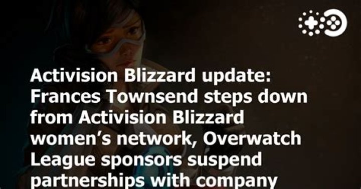 Under fire Activision Blizzard exec Frances Townsend steps down from company's women's network