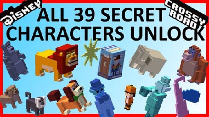 How To Unlock ALL Crossy Road Secret Characters (Hidden Mascots)