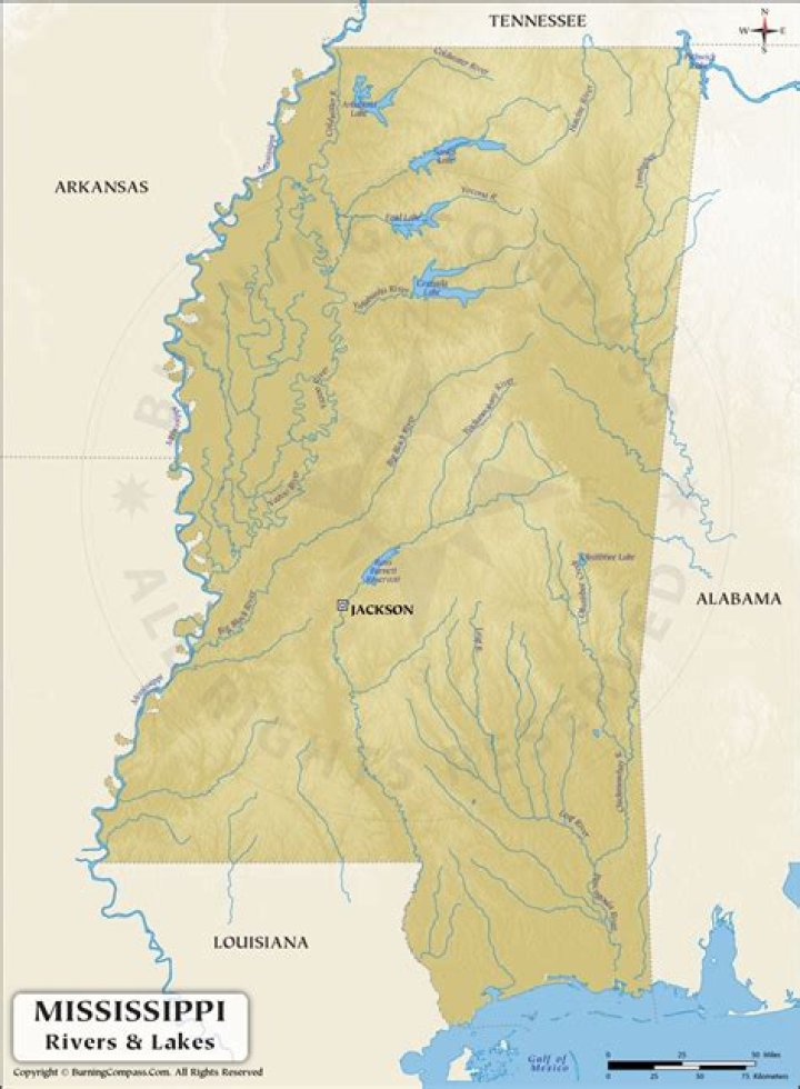 US East of Mississippi River map Quiz