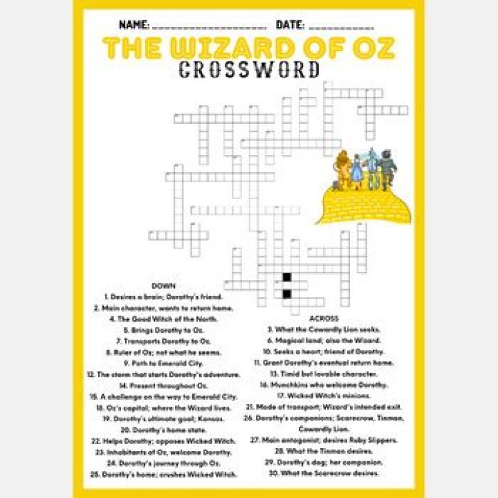 Visitor to Oz Crossword Clue and Answer