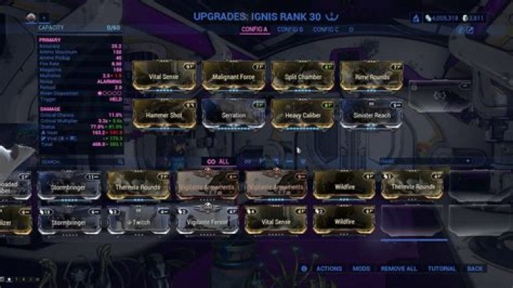 Warframe - Ignis Wraith Build 2021