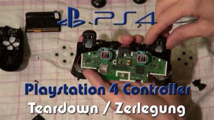 Watch the Disassembly of the PlayStation 4 DualShock 4 Controller