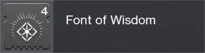 What is Font of Wisdom in Destiny 2?
