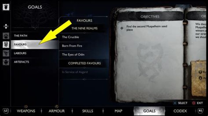 What rewards do you get from Favors (side missions) in God of War Ragnarök?