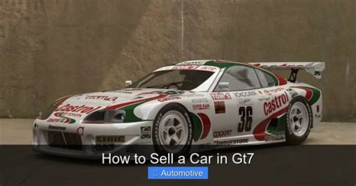 When can you sell cars in GT7?