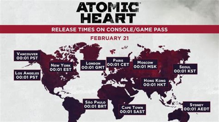 When is the exact release time for Atomic Heart? Answered