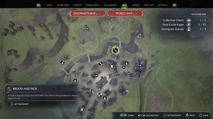 Where to Find Brood and Peck in Hogwarts Legacy