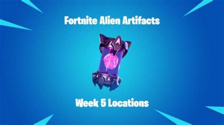 Where to Find the Alien Artifacts in Fortnite Chapter 2 Season 7 Week 5