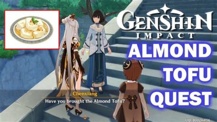 Where to find the Almond Tofu recipe in Genshin Impact