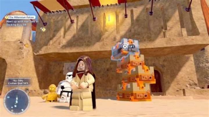 Where to find the Datacard in Mos Eisley, Tatooine in Lego Star Wars: The Skywalker Saga