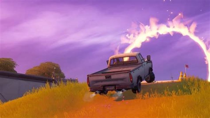 Where to jump through flaming rings in a vehicle in Fortnite Chapter 3 Season 1