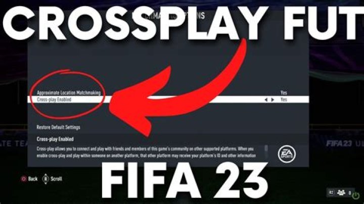 Why is crossplay session no longer available FIFA 23?