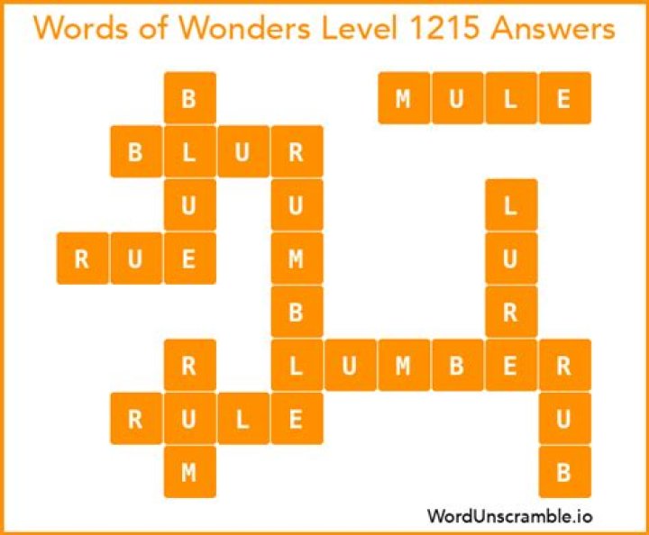 Word Across Level 1215 Answers • Game Solver