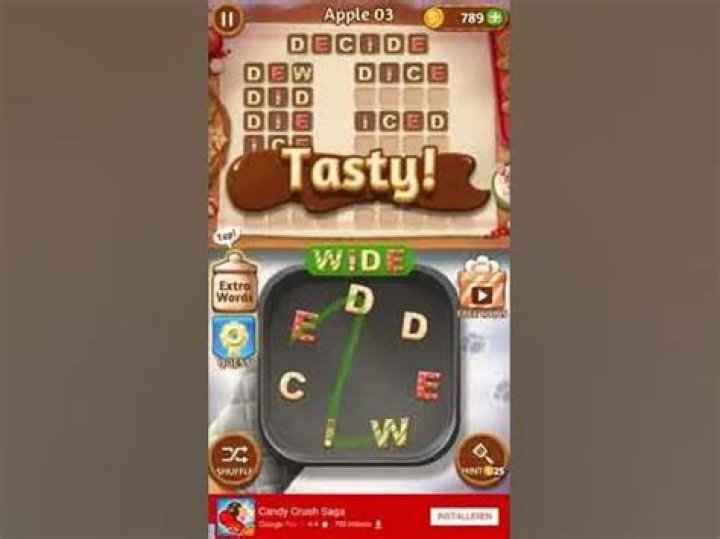 Word Cookies Celebrity Chef-Apple Level 3 Answers • Game Solver