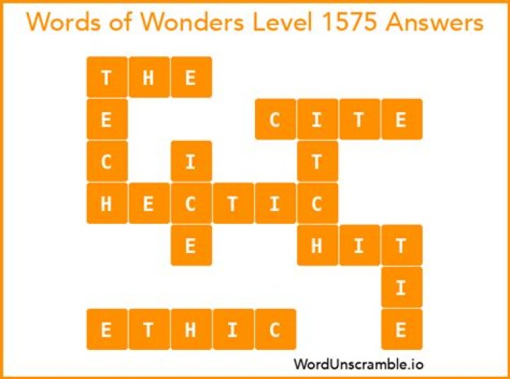 Word Link Level 1575 Answers • Game Solver
