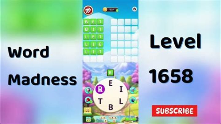 Word Link Level 1658 Answers • Game Solver