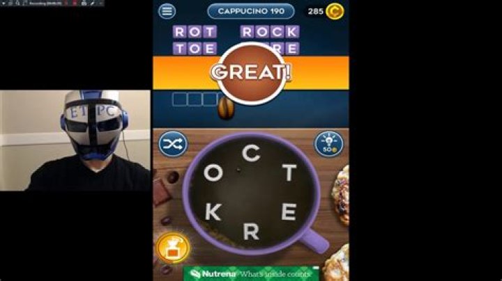 Word Mocha Cappucino 190 Answers • Game Solver