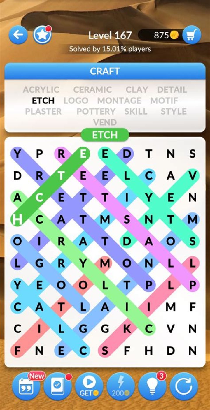 Word Search Pro 167 fonts Answers • Game Solver