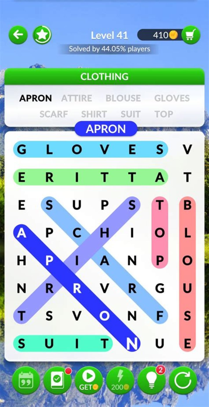 Word Search Pro 485 clothing Answers • Game Solver