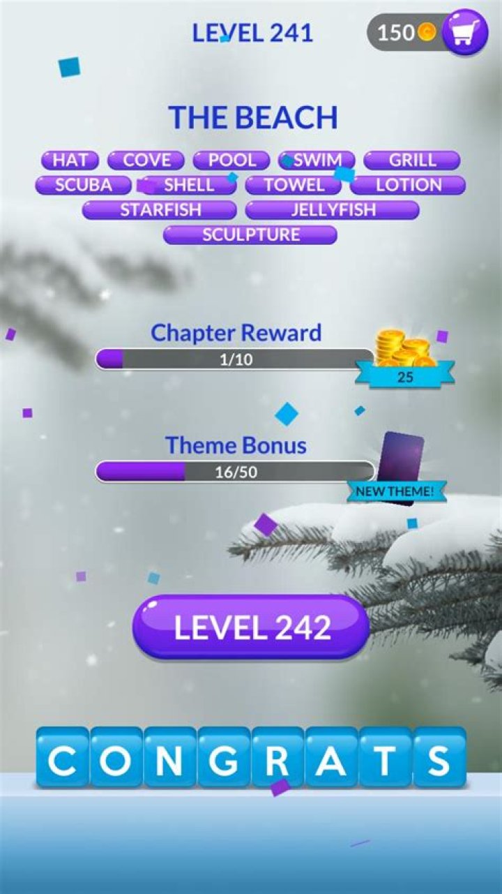 Word Stacks Level 241 Answers • Game Solver