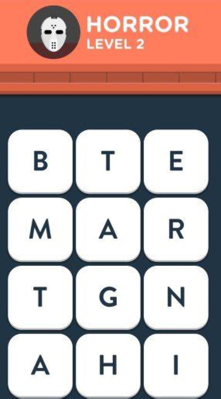 WordBrain 2 Word Leader-Horror Level 2 Answers • Game Solver