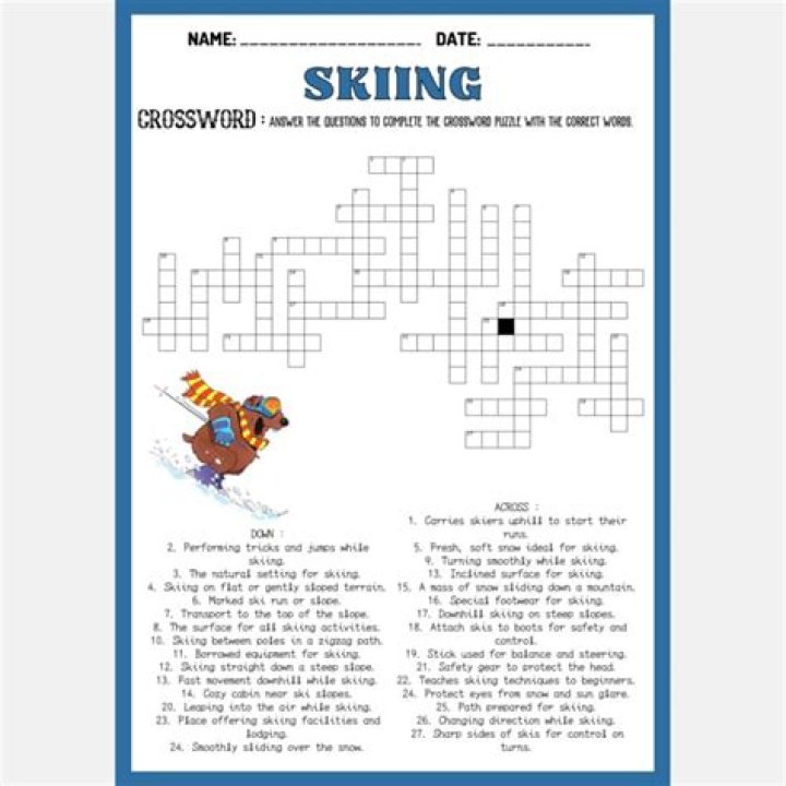 Zigzagging skiing event Crossword Clue and Answer